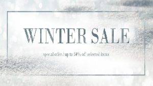 winter sale